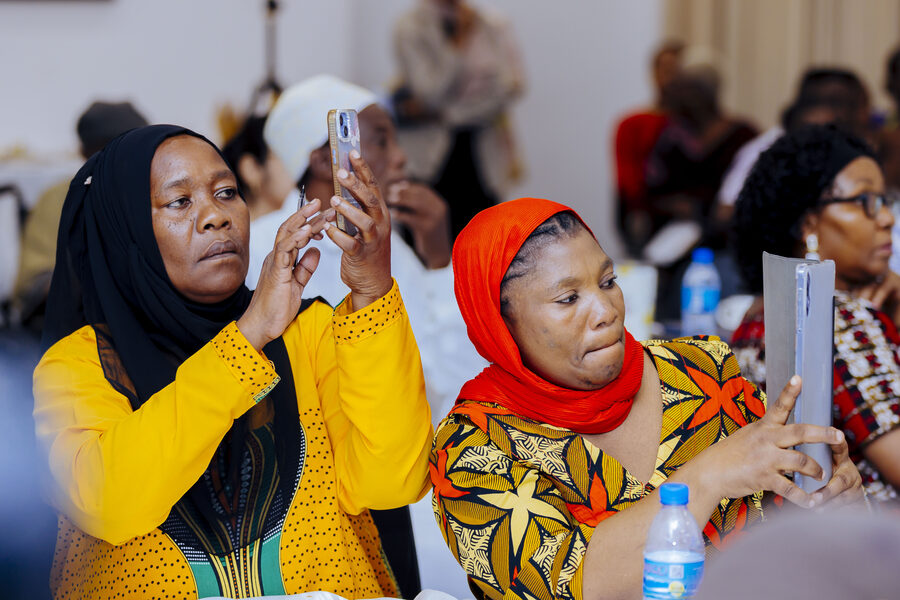 Women-led business owners at a Think Equal, Lead Smart training session