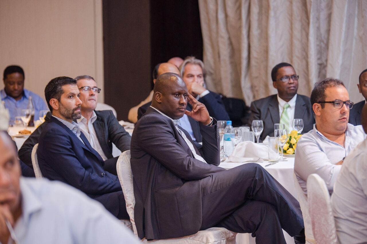 Chief executives seated at the Police Force Reform Programme launch